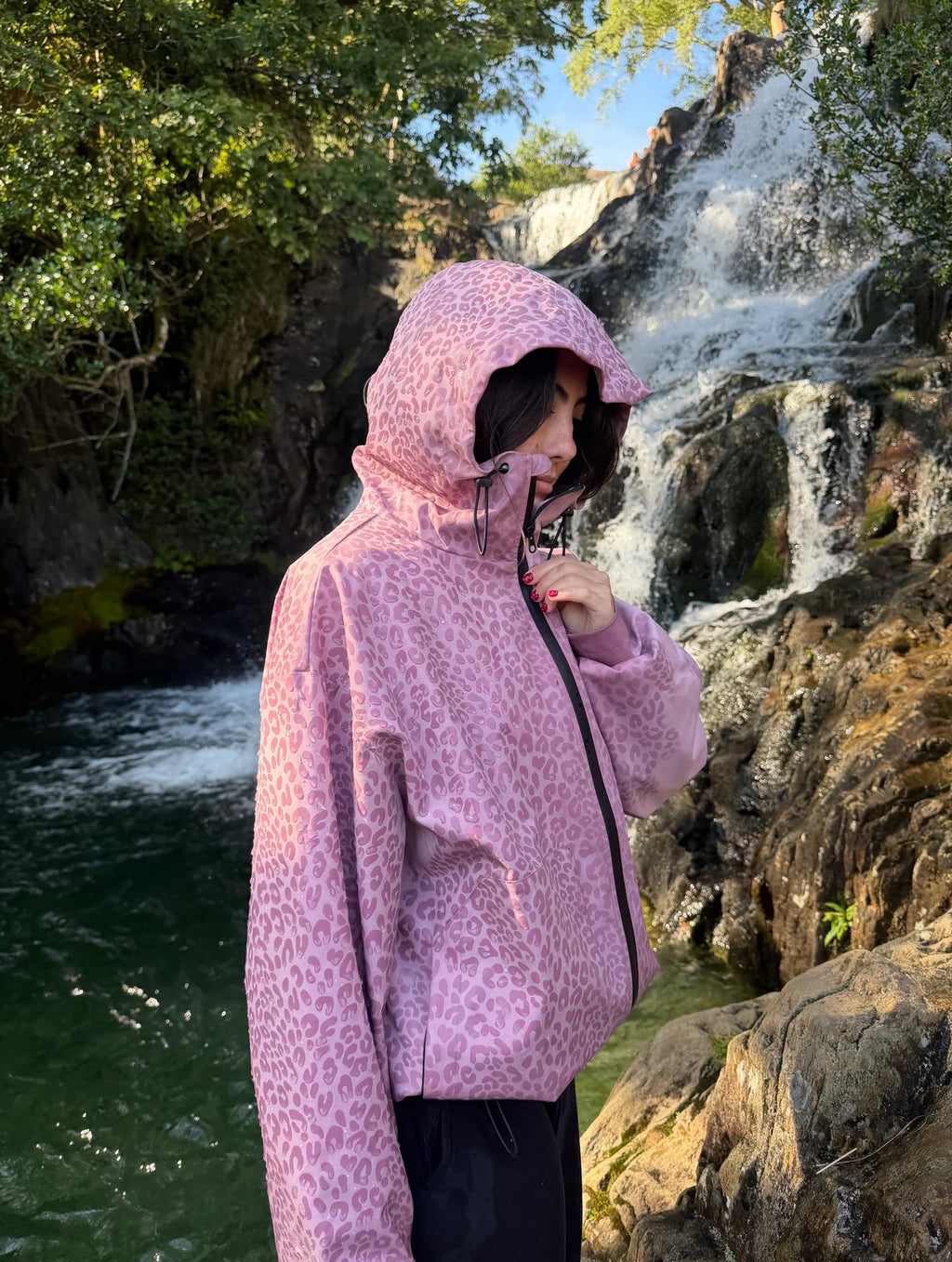 Veste Léopard Réactive | Pink