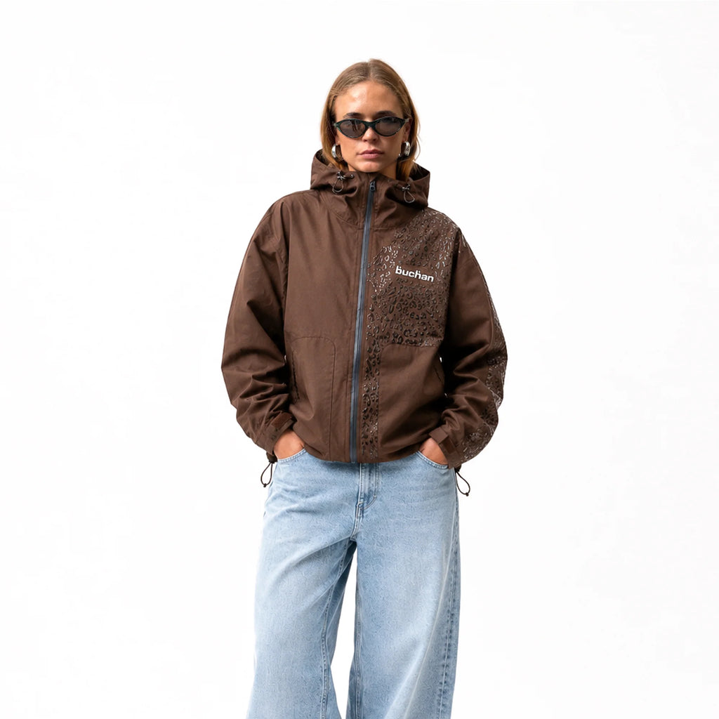 Veste Léopard Réactive | Brown
