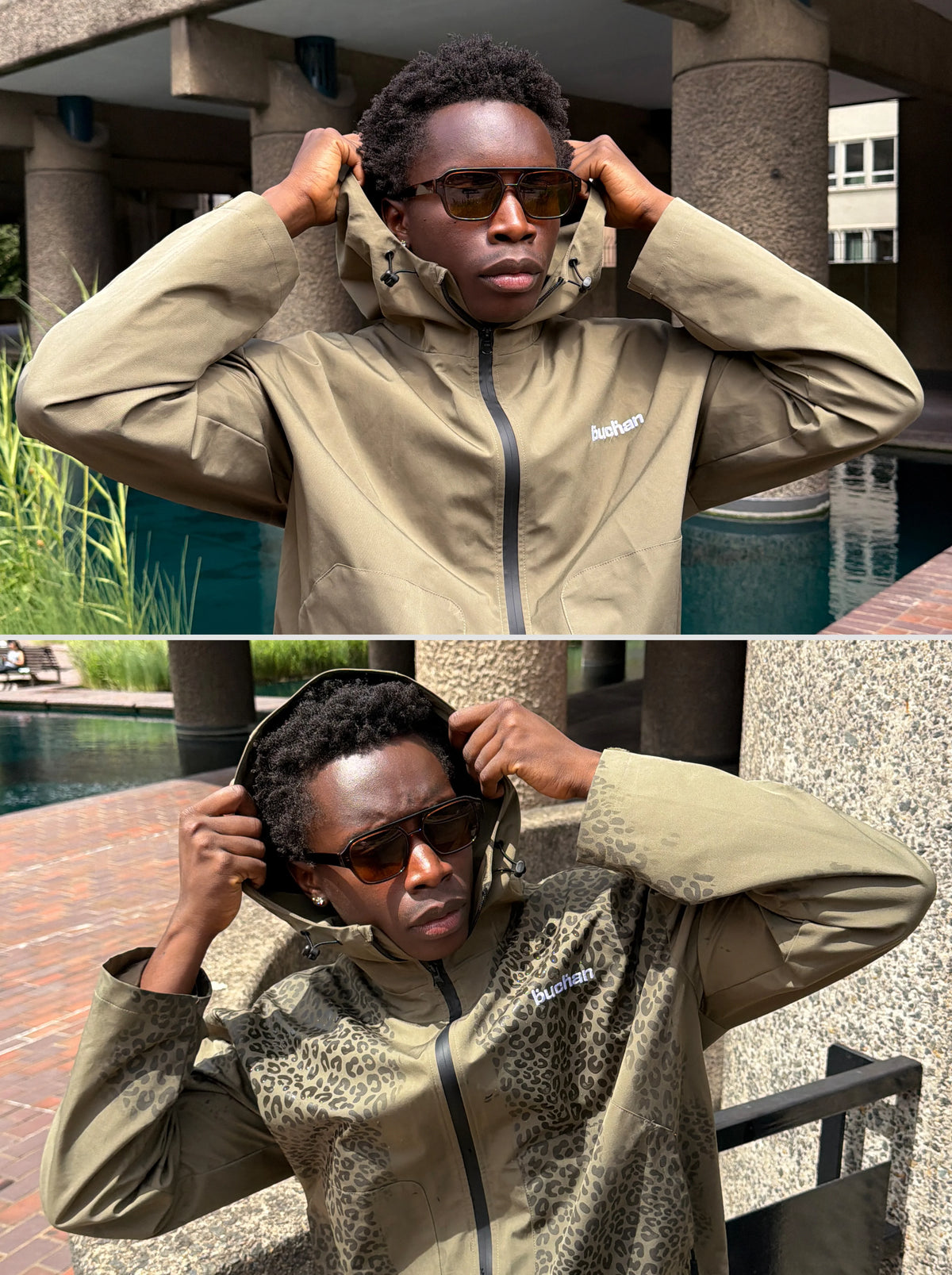 Veste Léopard Réactive | Kaki